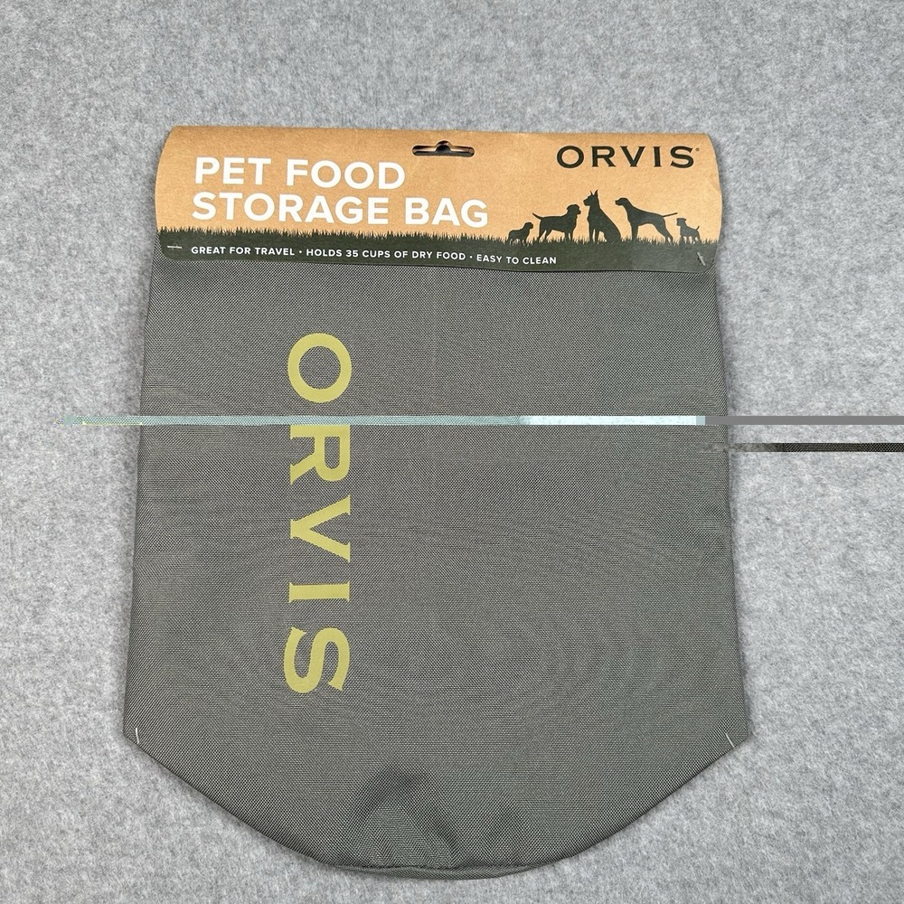 Orvis Pet Food Storage Bag Travel Dog Food Carrier Waterproof 35 Cup